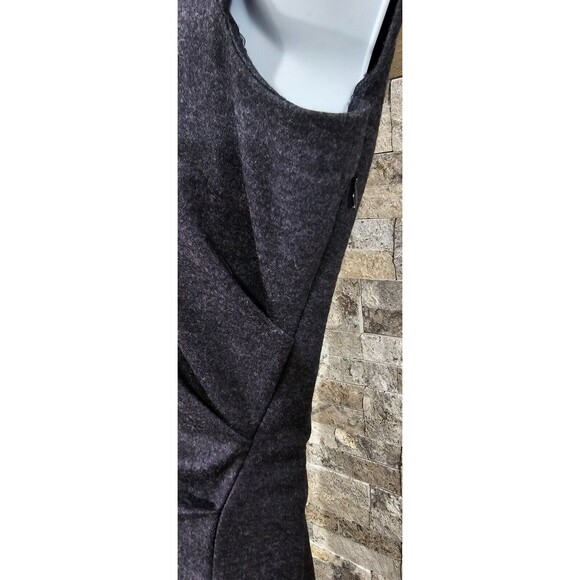 Diane von Furstenberg Sheath Dress Wool Felted Jersey Gray Quiet Luxury XXS - Picture 10 of 16